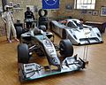 Mercedes MGP W01 et Sauber-Mercedes-Benz C291 (Musée de l'automobile Dr Carl Benz, Ladenburg)