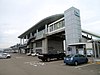 The exterior of Oakland International Airport station, 2018