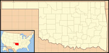 Meridian is located in Oklahoma