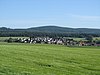 Alteburg von Süden, im Vordergrund Seesbach