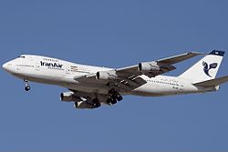 Boeing 747-200 der Iran Air