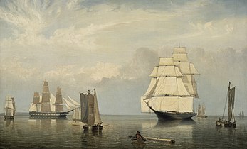 Fitz Henry Lane, Salem Harbor, 1853