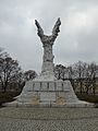 The back of the monument