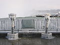 Iced rail on Niagara banks