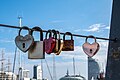 * Nomination Love padlocks on the railing of the former dry dock of North German Lloyd, Bremerhaven, Bremen, Germany --XRay 03:56, 15 October 2024 (UTC) * Promotion  Support Good quality. --Plozessor 04:06, 15 October 2024 (UTC)