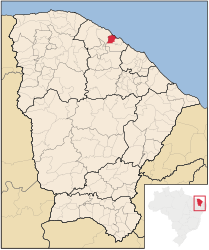 Paraipaba – Mappa