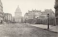 Démolition pour élargissement après 1859 (photo de Charles Marville).