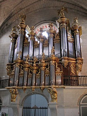 Le buffet de l'orgue.