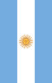 ◣OW◢ (minor work) 14:57, 12 September 2021 — Flag of Argentina (vertical with Sol de Mayo) (SVG)