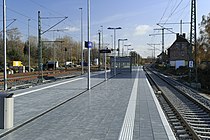 Endzustand mit Inselbahnsteig