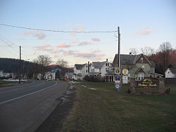 Heading north on US Route 220 into Picture Rocks