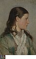 Portrait of Charlotte Dufaux painted by the artist