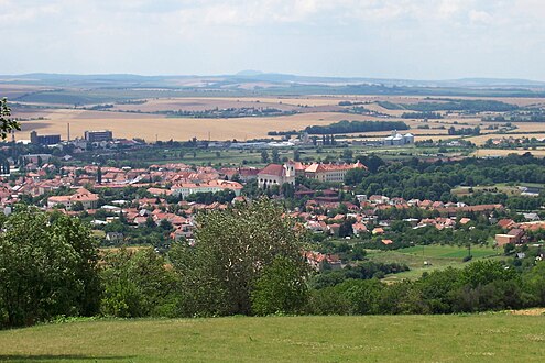 Slavkov u Brna : vue générale.