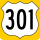 U.S. Highway 301 Alternate marker