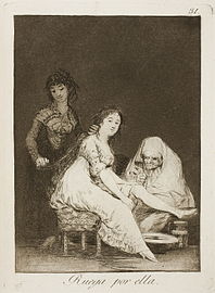 Capricho No. 31: Ruega por ella (Preĝu por ŝi)