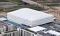 Arena de Basquetebol, feito de estruturas temporárias, foi desmontado logo após os jogos.