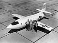 Bell X-1 on the tarmac at Edwards Air Force Base