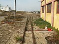 Persimpangan jalur Decauville, Costa da Caparica, Portugal