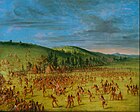 George Catlin, An Indian Ball-Play c. 1846-1850, Smithsonian American Art Museum