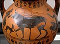 Hermes, Io (as cow) and Argus, black-figure amphora, 540–530 BC