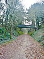 Tréméoc : l'ancienne voie ferrée Quimper-Pont-l'Abbé reconvertie en voie verte.