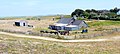 Ancienne ferme transformée en centre d'hébergement pour le Centre international de plongée des Glénan sur l'île Saint-Nicolas.