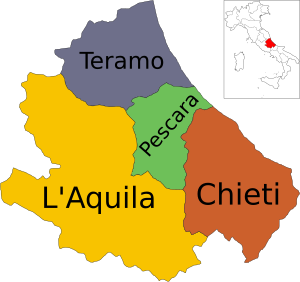 Mga provincia kan Abruzzo