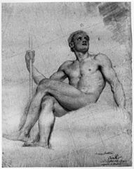 Frescokarton door Anton Raphael Mengs (ca. 1775)