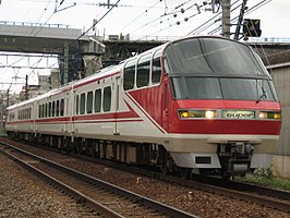 Meitetsu Nagoya-lijn op de kaart