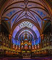 * Nomination: Interior of Notre-Dame de Montréal Basilica, Montreal, Canada.. By User:Wilfredor --IamMM 07:20, 12 March 2022 (UTC) * Review Noise level acceptable but there is some ccw tilt --Poco a poco 07:59, 12 March 2022 (UTC)