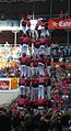 9 de 8 de la Colla Vella dels Xiquets de Valls al XXIV Concurs de castells de Tarragona (2012)