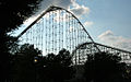 Image 9Dorney Park & Wildwater Kingdom's Steel Force and Thunderhawk roller coasters in Allentown; Steel Force is the eighth-longest steel roller coaster in the world with a first drop of 205 feet (62 m) and a top speed of 75 miles per hour (121 km/h). (from Pennsylvania)