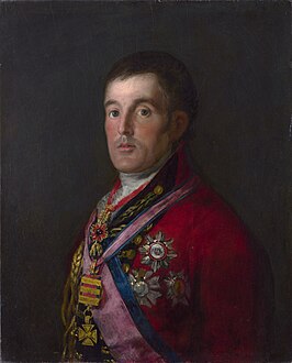 Arthur Wellesley, Duke of Wellington, geschilderd door Francisco Goya