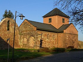 Kloster Hornbach mit Pirminius-Grab