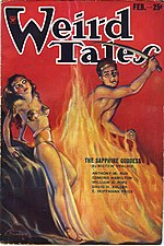 Weird Tales cover image for February 1934