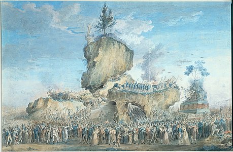 Stage of the Festival of the Supreme Being (June 8, 1794)