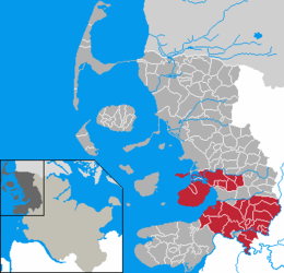 Amt Nordsee-Treene – Mappa