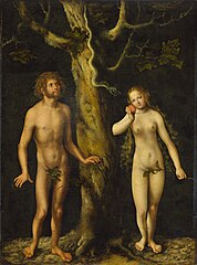 Adam et Ève, Lucas Cranach l'Ancien