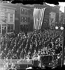 Sep 1919 Poughkeepsie parade, "Welcome Home." Fred Close Collection.