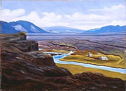 Fra Þingvellir II, 1905