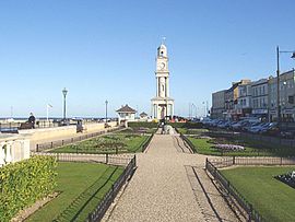 Herne Bay - Promenade mit Uhrenturm