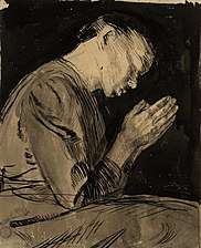 Betende Frau (Femme en prière), 1892. Musée d'Art moderne et contemporain de Strasbourg.