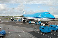 KLM B747–400 Schipholon