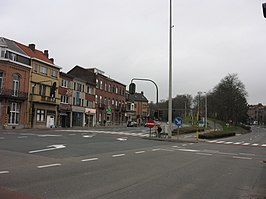 Aan Naamsepoort: links de R23 komende van de Parkpoort, rechts de R23z richting Parkpoort