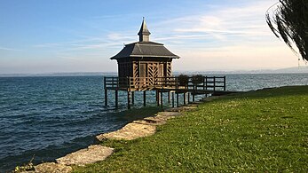 Pavillon des bains.