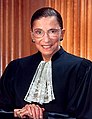 Die amerikanische Richterin Ruth Bader Ginsburg mit Spitzenjabot