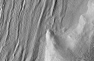 Another view of surface of Nilosyrtis Mensae, as seen by HiRISE, under the HiWish program.