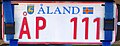 temporary car plate