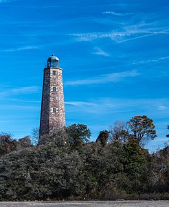 The first Cape Henry Lighthouse, erected 1792, in 2017