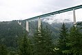 Blick von der Brennerbundesstraße auf die Europabrücke